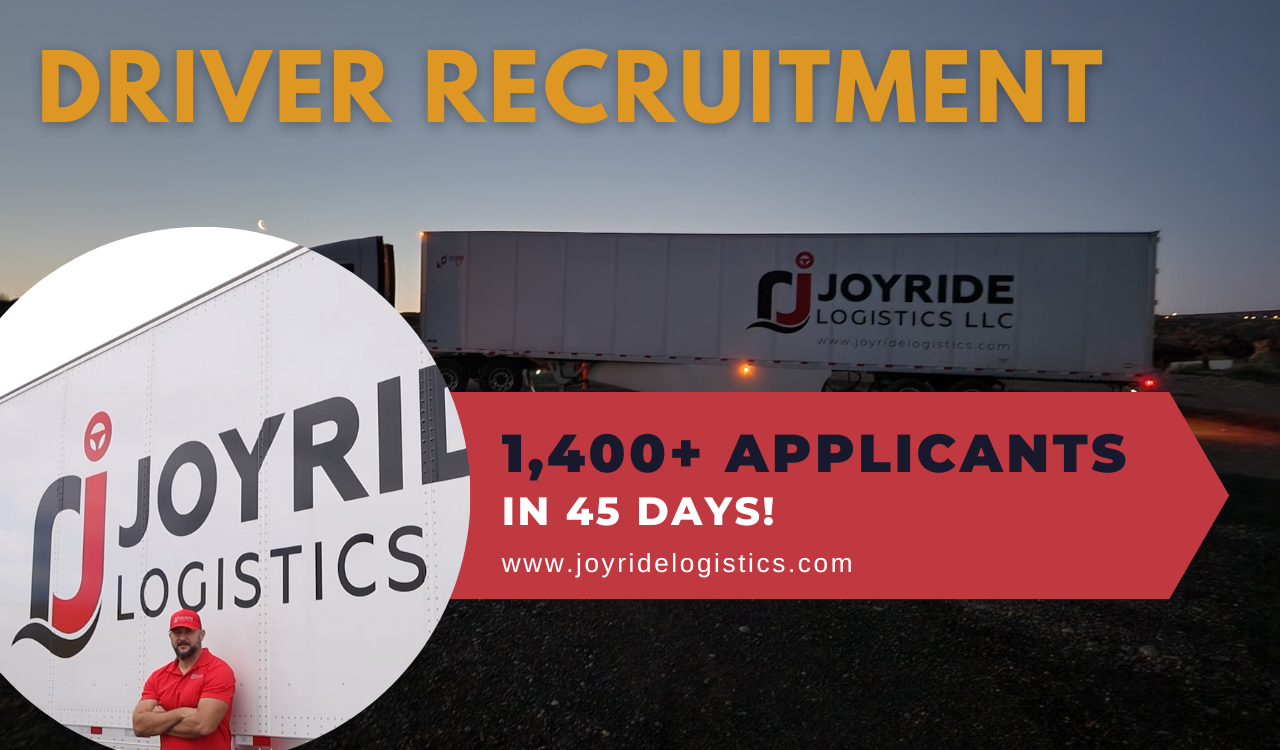 HOW ORIOR MEDIA HELPED JOYRIDE LOGISTICS GET 1,400+ APPLICANTS IN 45 DAYS